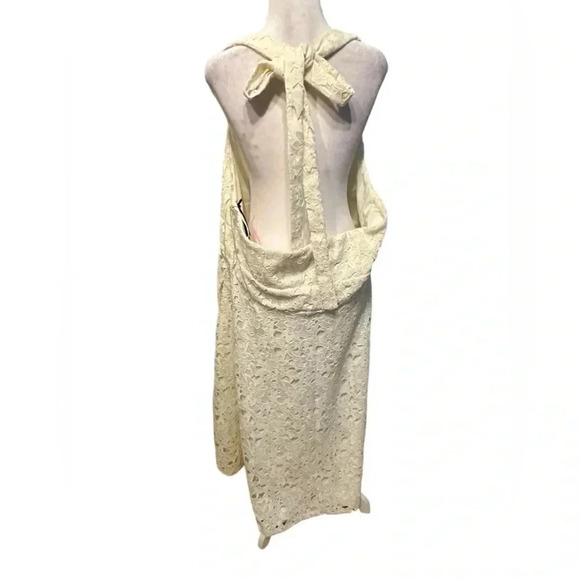 Prabal Gurung halter off white dress size 22W - Picture 4 of 12